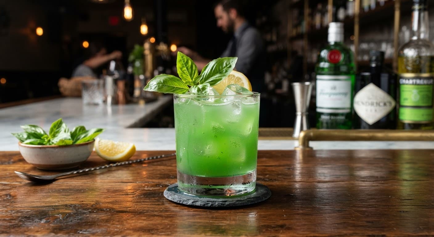 Gin Basil Smash