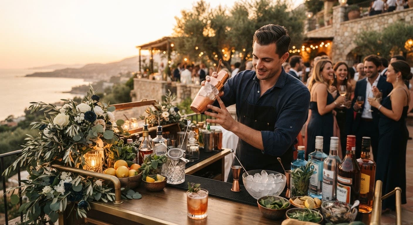 Premium cocktail bar service